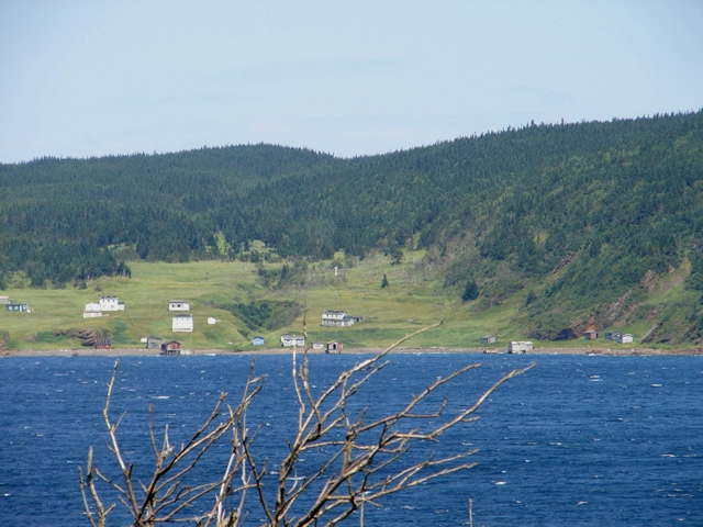 Northeast Crouse, with one of its French crosses visible near the tree line.